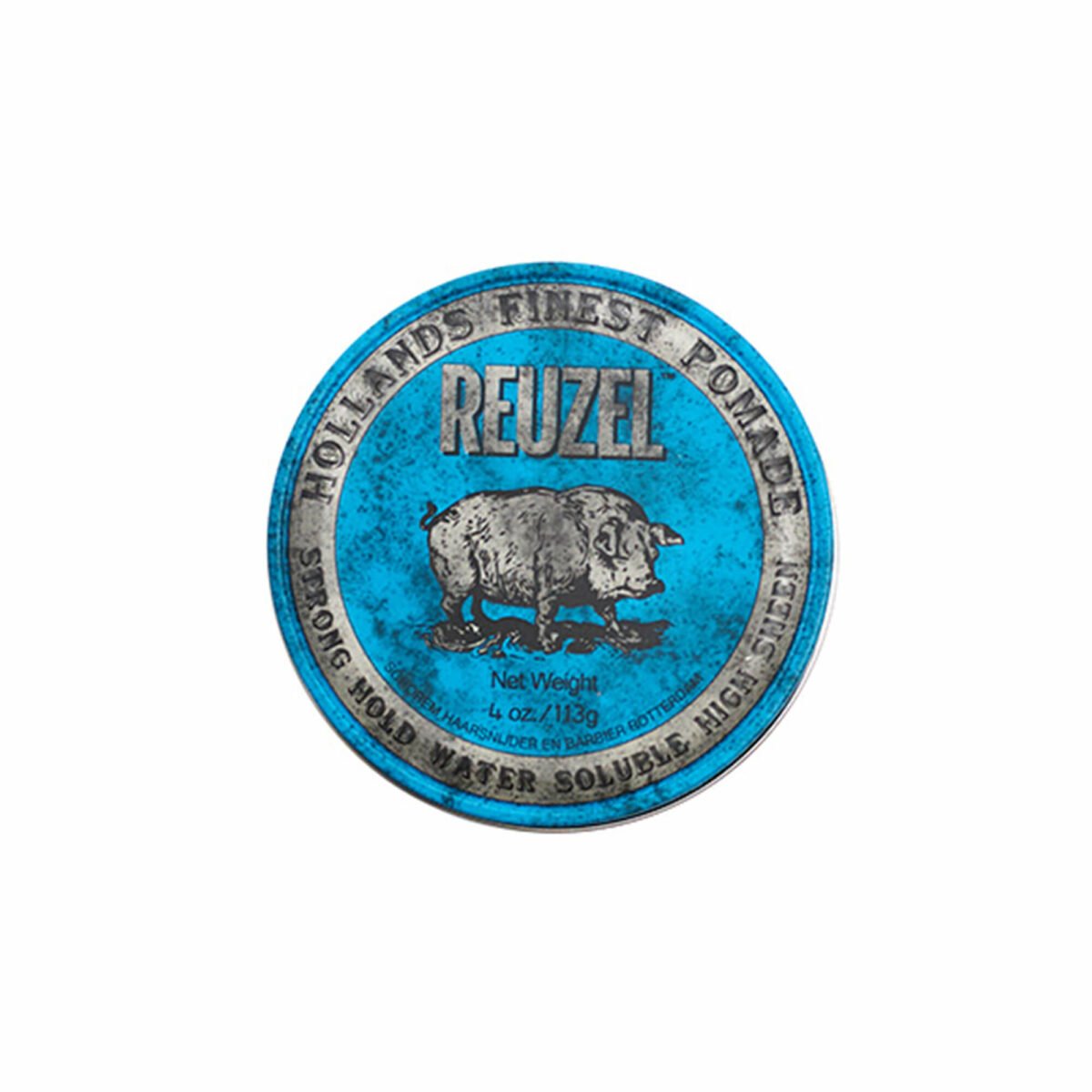 REUZEL BLUE POMADE - STRONG HOLD WATER SOLUBLE H SHEEN 113GR